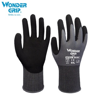 ❅◎Găng tay làm vườn đa lực WG500 phủ nitrile chống trượt chống mài mòn bảo trì và xử lý cỏ dại găng tay bảo hiểm lao độn