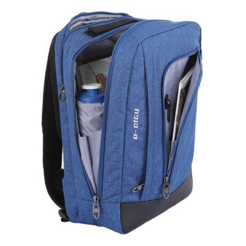 Balo laptop 15.6inch simplecarry Ecity-2-navy Bảo Hành Chính Hãng 5Năm