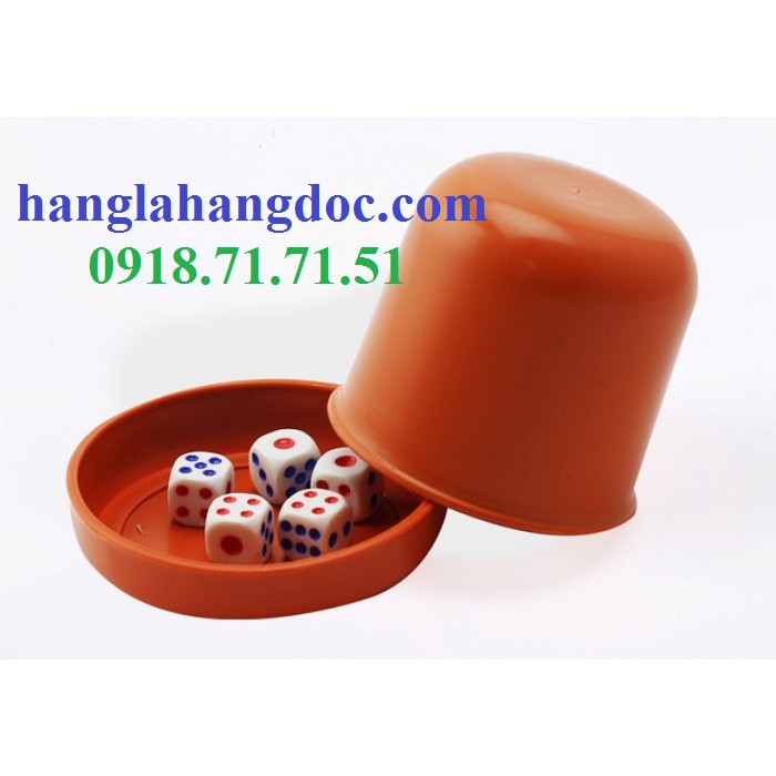 Bộ đồ chơi lắc xí ngầu bằng nhựa mẫu V1, vui nhộn & độc đáo