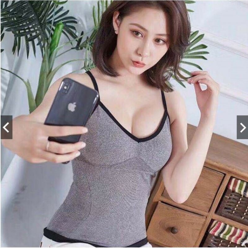 Áo Bra Dáng Dài Dây Lưng Chéo Chất Thun Tăm Co Giãn,Áo Lót Cotton,Áo Lót Nữ V89