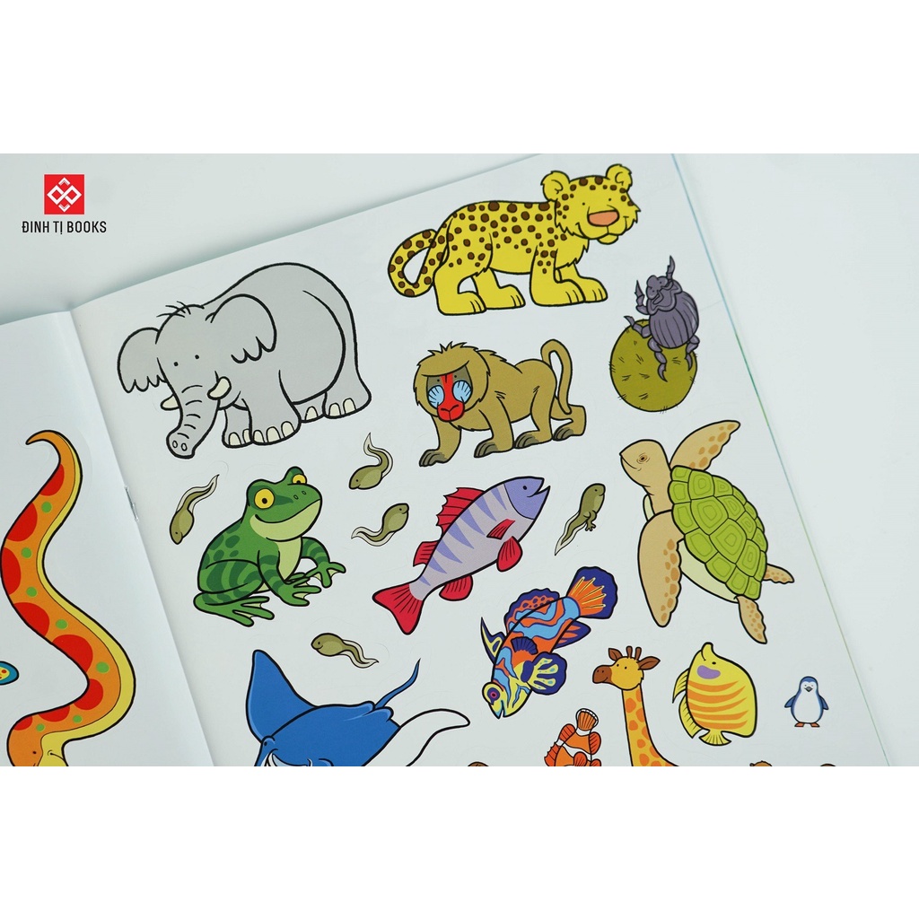SÁCH - Cuốn sách bóc dán đầu tiên của tớ - Động vật