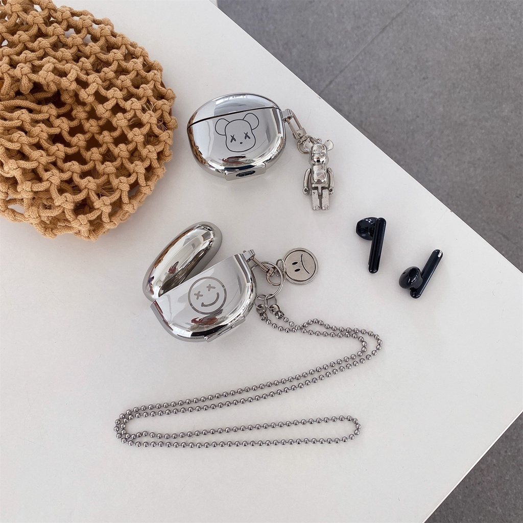 Vỏ Bảo Vệ Hộp Sạc Tai Nghe OPPO ENCO air Bằng tpu Mềm Mạ Điện Chống Sốc Họa Tiết Hoạt Hình Đáng Yêu