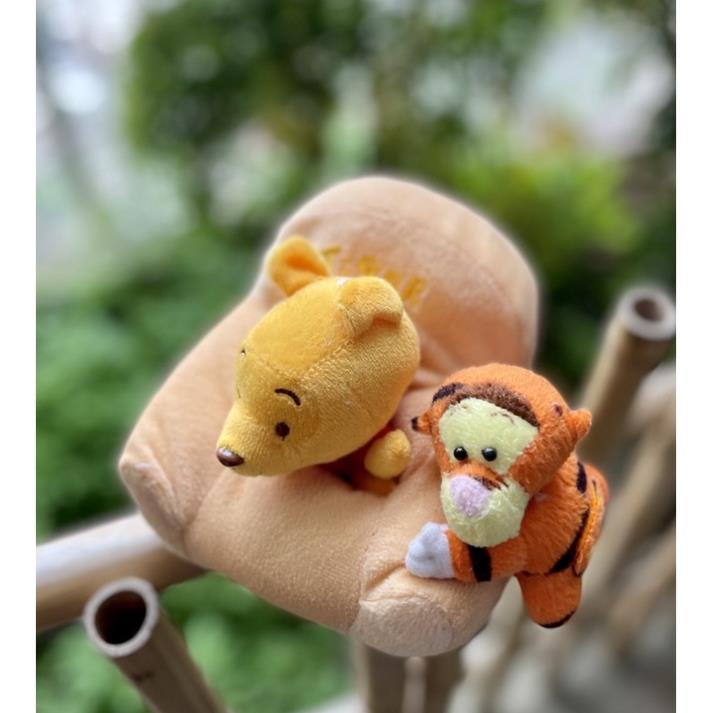 Gấu bông Disney Winnie the Pooh ghế sofa gấu Pooh và hổ cọp Tigger 10-15cm