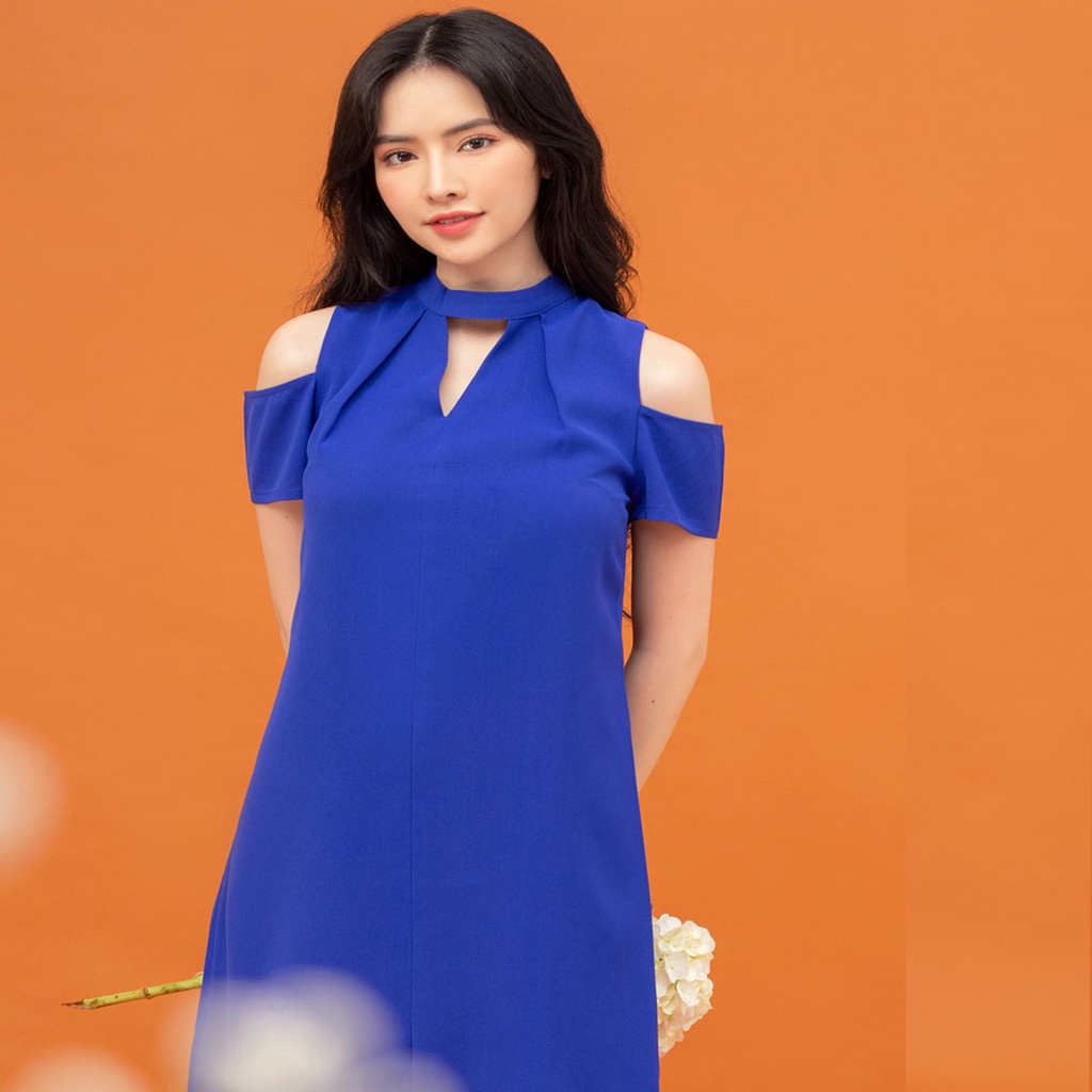 [Mã WABR0101 giảm 10% đơn 99K] Đầm suông hở vai DB5216 GUMAC | BigBuy360 - bigbuy360.vn