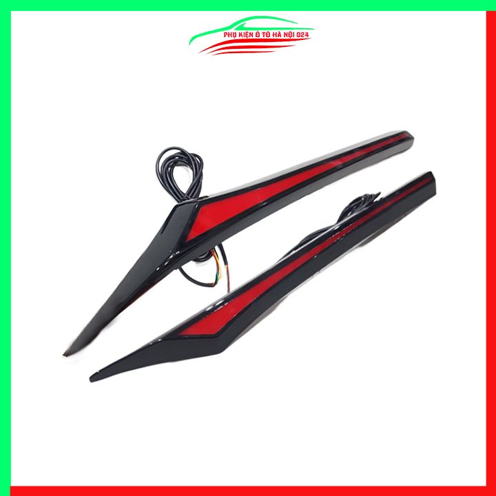 Ốp tay cốp sau có đèn led CX5, CX-5 2018-2021 ánh sáng đỏ trang trí xe