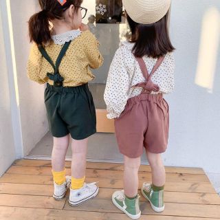 Quần sọc yếm bé gái