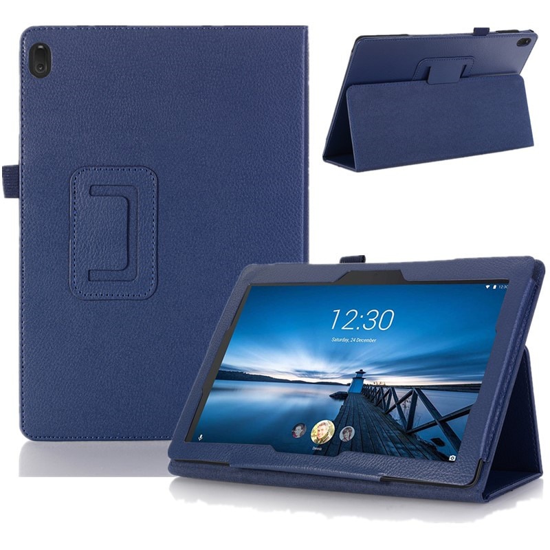Ốp lưng chất liệu da PU chống sốc cho Lenovo Tab E10 TB-X104L 10.1'' P11 TB-J606F/N