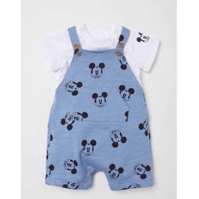 Yếm Mickey H&M sz sơ sinh