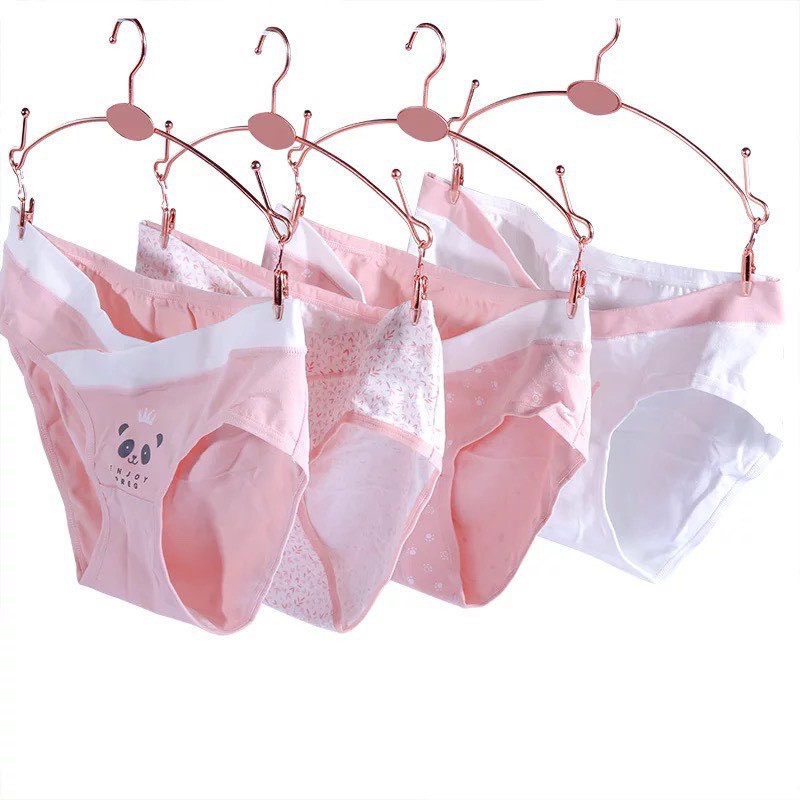 SET 4 QUẦN LÓT bầu cotton chuẩn sịn CS101