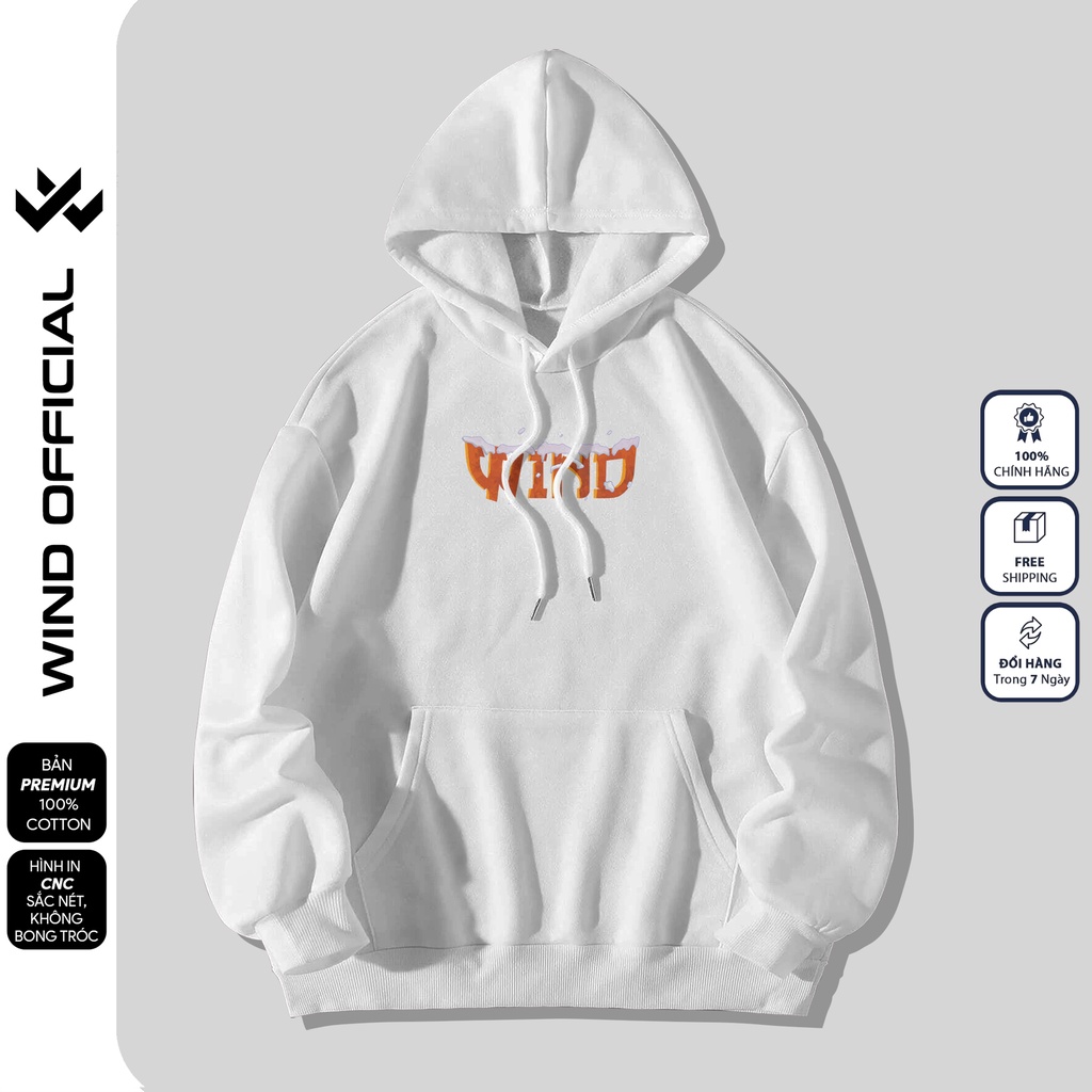 Áo hoodie unisex form rộng WIND bản Premium nỉ ngoại TORY nam nữ oversize ulzzang