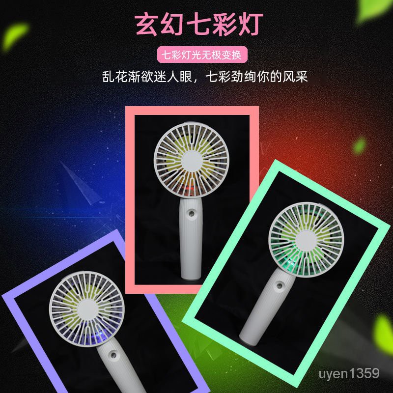 usbCầm Tay Quạt Mini Cho Sinh Viên Có Thể Sạc Lại Im Lặng Mang Di Động Cho Máy Tính Để Bàn Ký Túc Xá Phun Fan Hâm Mộ | BigBuy360 - bigbuy360.vn