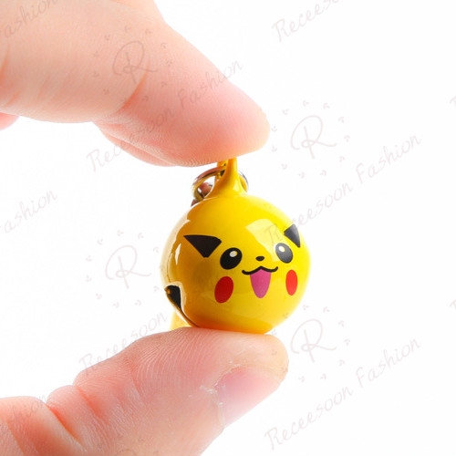 Móc khoá lục lạc hình bóng Pokemon đáng yêu