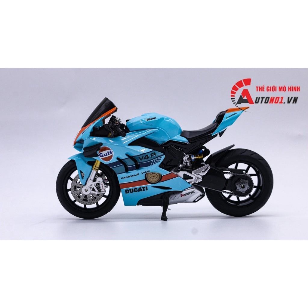 MÔ HÌNH XE ĐỘ DUCATI V4S GULF - V4S GULF NỒI KHÔ TỈ LỆ 1:12 AUTONO1 D223B D222B