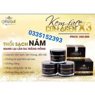 Combo  serum mặt và  kem  face  collagen  x3