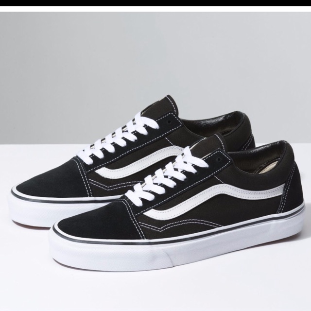 Giày VANS OLD SKOOL✅Black/white Cao Cấp