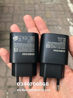 Cốc sạc 25W zin Samsung Note 10/ Note10 Pro