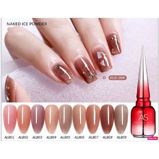Sơn Gel Thạch AS Mẫu Mới Chai Đỏ Mã ALB 15ml Chính Hãng
