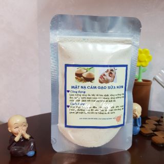 Mặt nạ cám gạo sữa non handmade