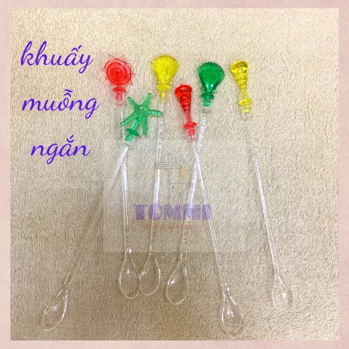 Cây Khuấy Trang Trí Cocktail, Que Khuấy Trang Trí Đủ Màu Pha Chế - Dụng Cụ Pha Chế