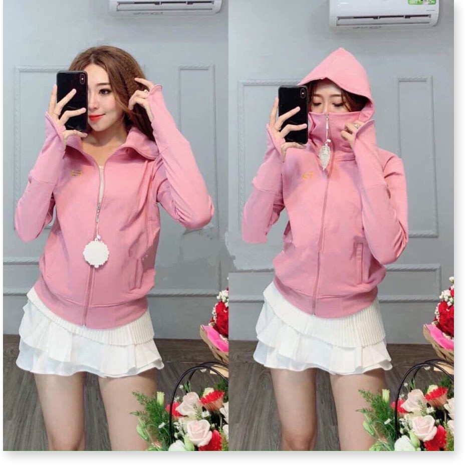 ÁO KHOÁC NỮ DA CÁ IN FF CHỐNG NẮNG TẢN NHIỆT CỰC TỐT