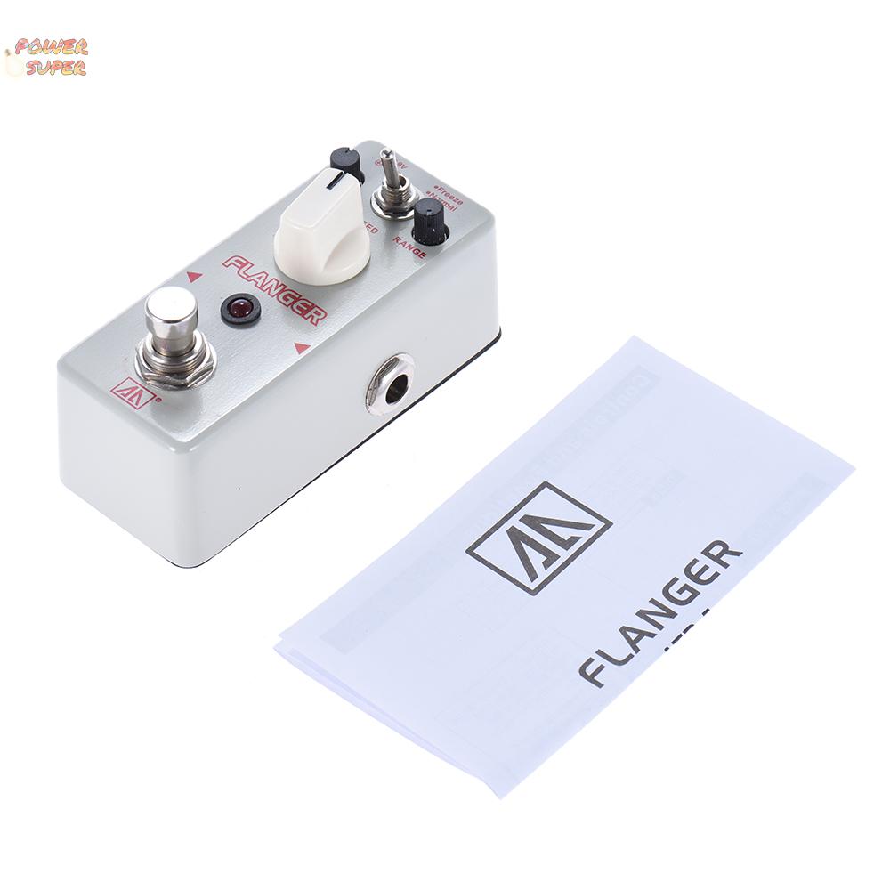 AROMA ATR-5 Classic Analog Flanger Guitar Effect Pedal 2 Modes Aluminum Alloy Body True Bypass