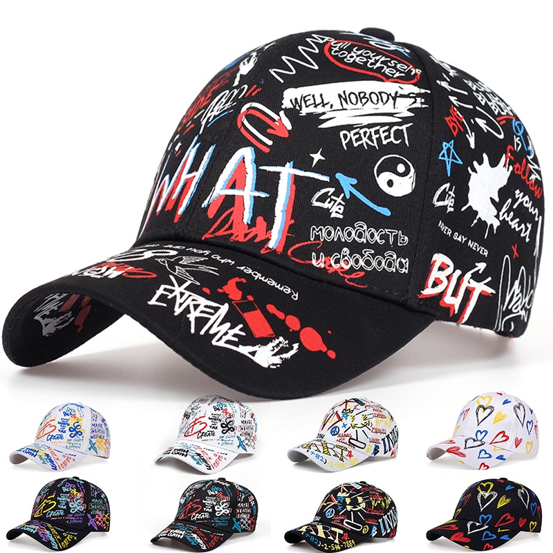 Nón Lưỡi Trai Cotton In Chữ Thời Trang Dành Cho Cả Nam Và Nữ