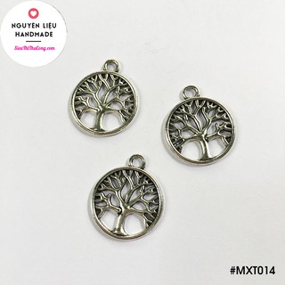 MXT014 - Mặt xi trắng cây trường sinh size nhỏ - Bịch 8 cái/10gr