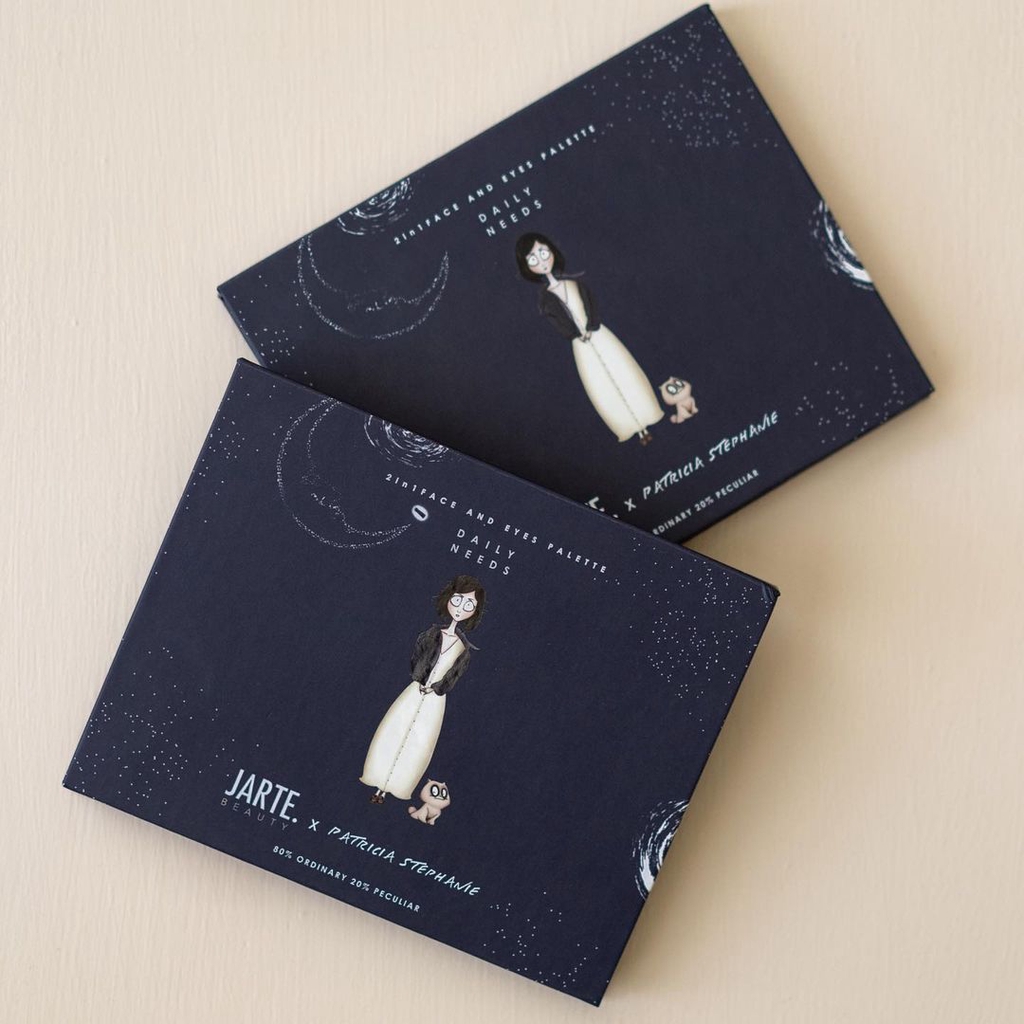 (hàng Mới Về) Bảng Phấn Mắt 2 Trong 1 Jarte Hàng Ngày