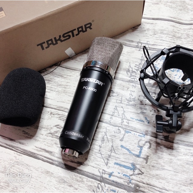 Micro thu âm TAKSTAR PC-K600 - Mic k600 là dòng cao cấp chạy nguồn 48V tương thích mọi sound card