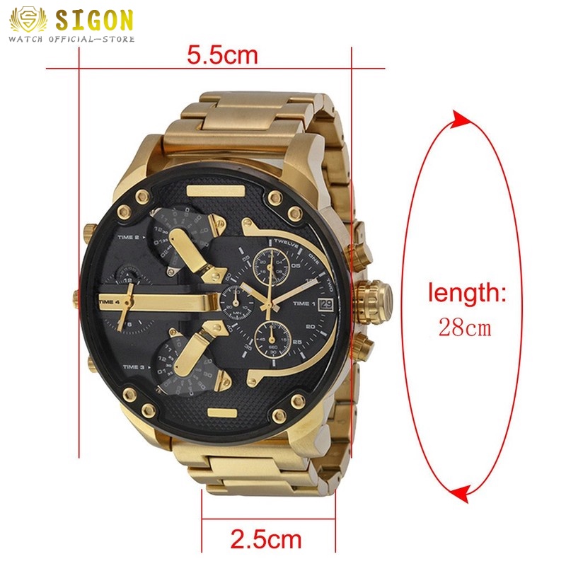 Đồng Hồ Quartz Mạ Vàng Thời Trang