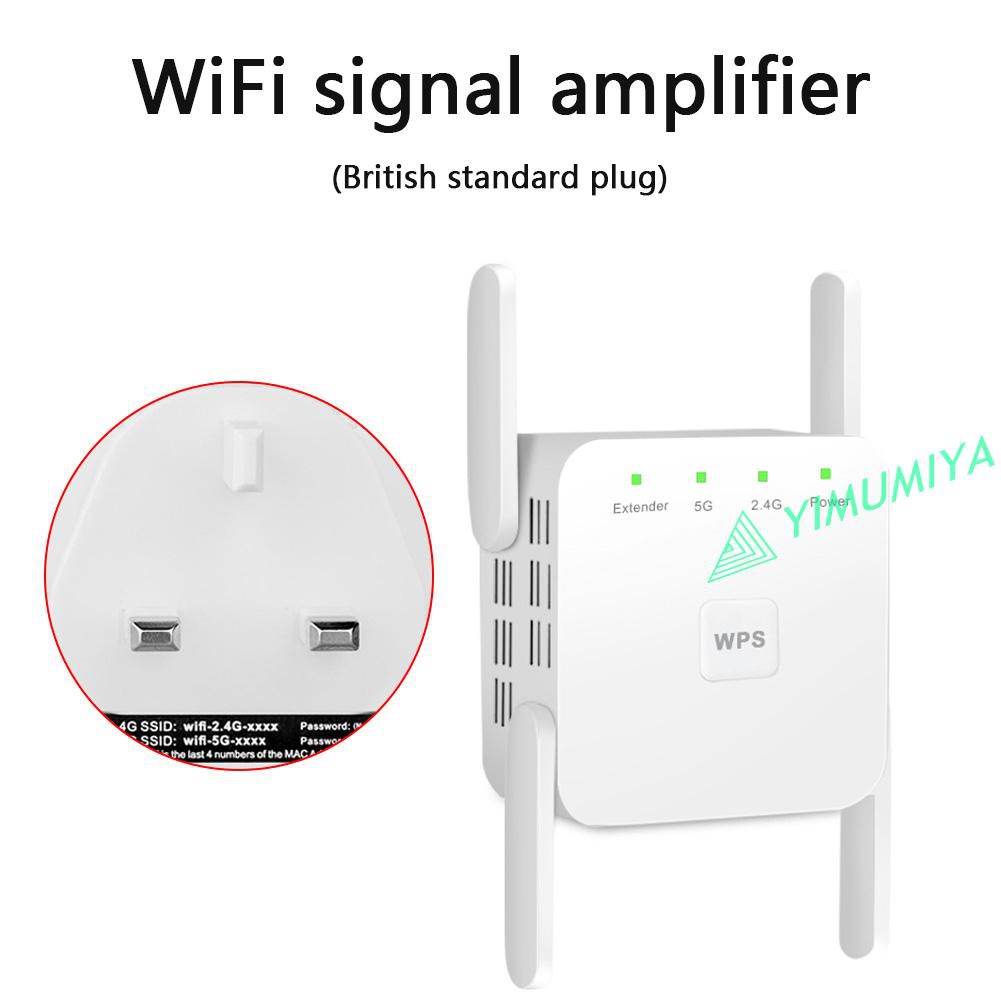 Bộ Khuếch Đại Sóng Wifi 4 Kênh Yi Eu 2.4ghz 5.8ghz 1200mbps | BigBuy360 - bigbuy360.vn