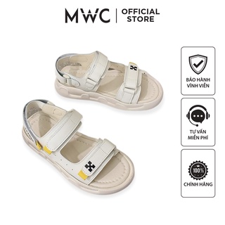 Giày MWC 2855 - Giày Sandal Đế Cao 3CM, Giày Sandal Quai Ngang Basic Đế 3CM Thời Trang