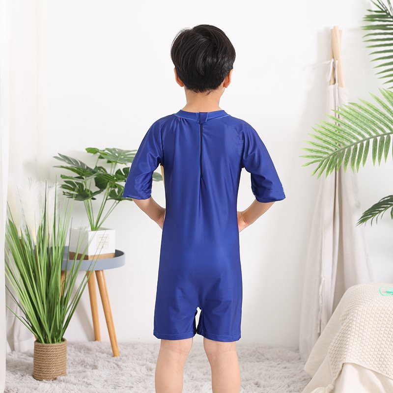 Bộ Đồ Bơi Bé Trai SPORTKIDS In Hình Khủng Long Xanh Dành Cho Trẻ Êm Từ 10kg Trở Lên