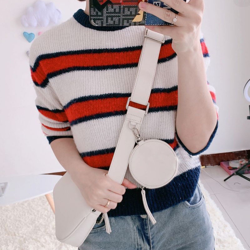 Túi đeo vai ba trong một phối dây xích thời trang 2020 mới mẻ cho nữ