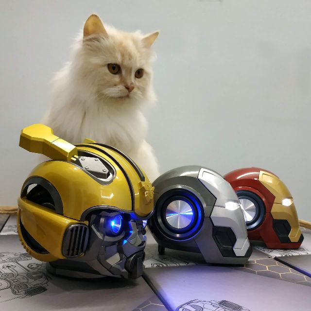 Loa bluetooth hình đầu nhân vật bumblebee ironman