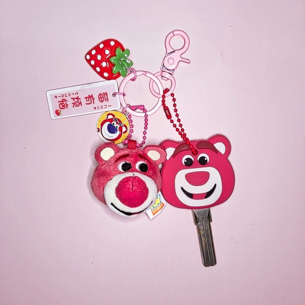 Móc khóa hình thú nhồi bông ENVIROSAX dễ thương trang trí balo/ túi xách