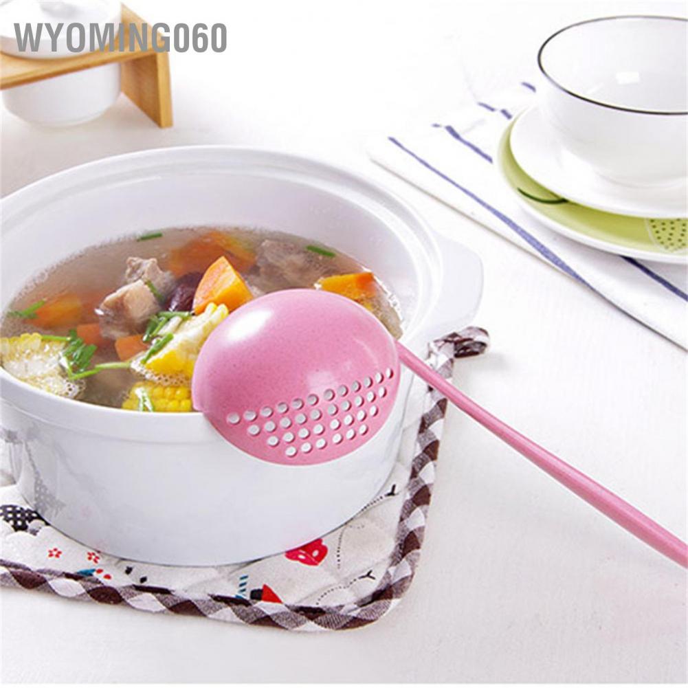 Lưới chao cán dài múc thức ăn chống bỏng 2 trong 1