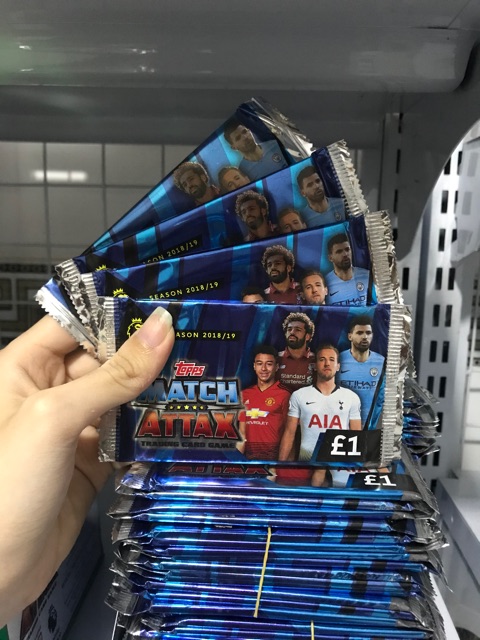 [ Pack lẻ ] Match Attax EPL mùa 2018/19 ( 7 thẻ )