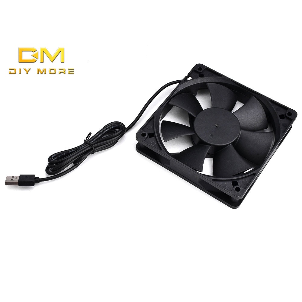 DIYMORE Quạt Hơi Nước 2 Dây 12025 DC5V Đa Dụng Chất Lượng Cao