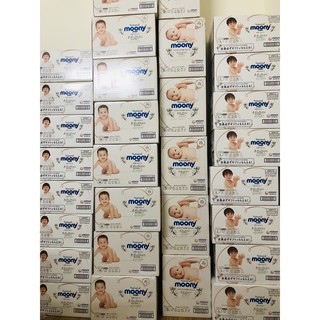 Tã/bỉm moony natural nội địa nhật bông organic quần m46/l36/xl32
