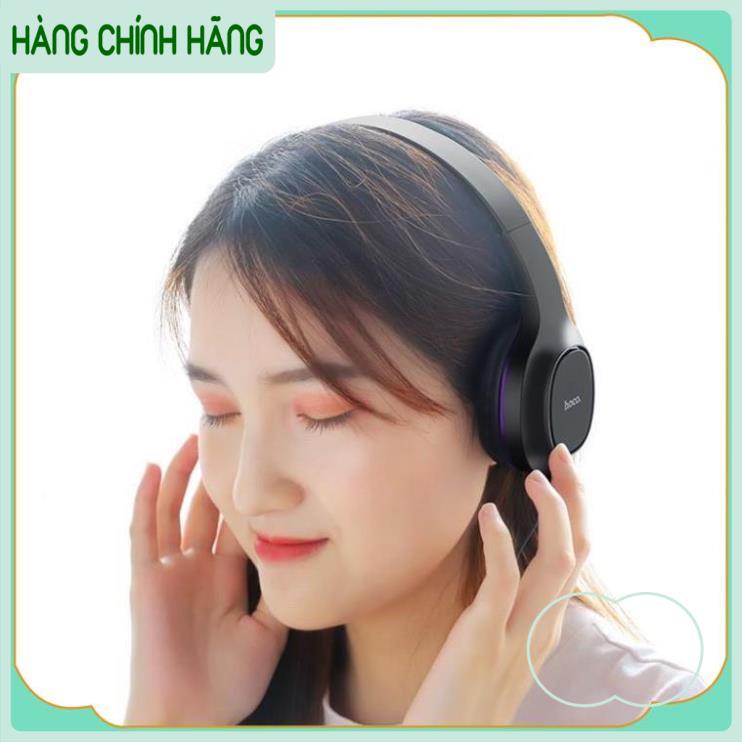 Tai nghe chụp tai W24 Hoco, Loa Cho laptop pc headphone có dây 3.5 tặng kèm tai nghe nhét tai BH 6 Tháng