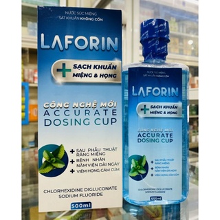 Nước súc miệng sát khuẩn, ngừa Virus LAFORIN
