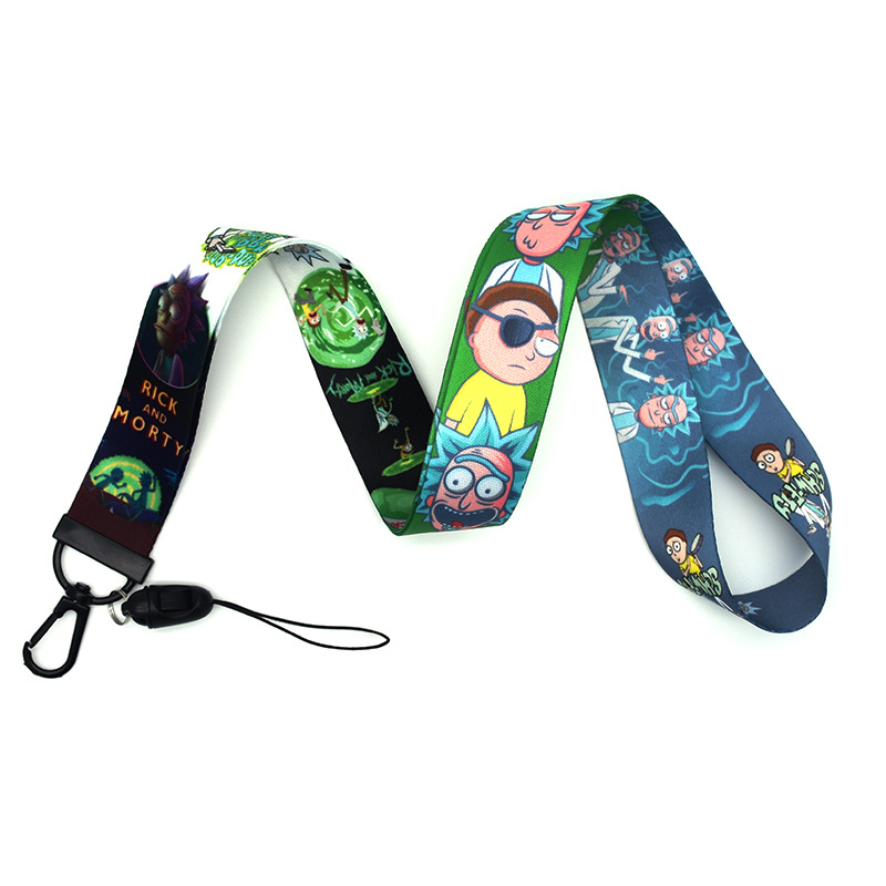 ✨1 Dây Đeo Cổ Gắn Điện Thoại In Hình Rick and Morty