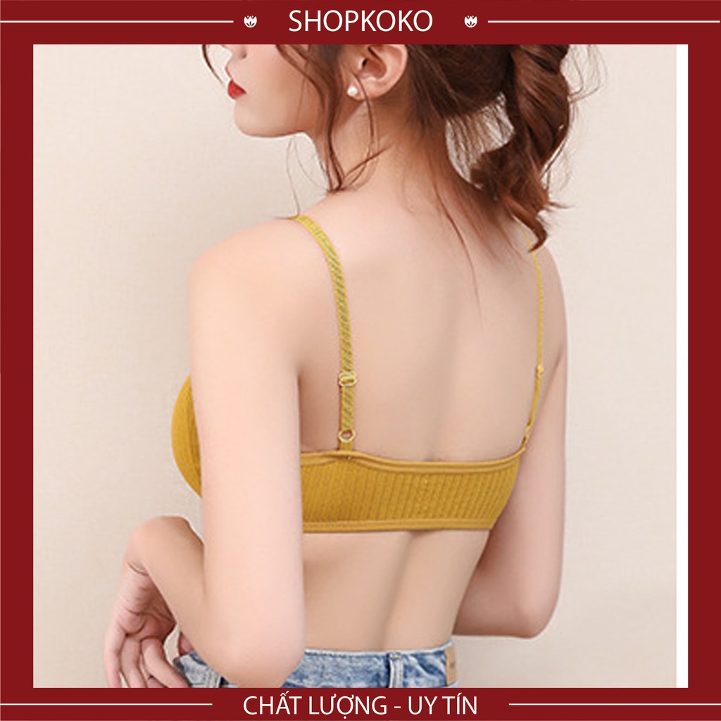 Áo Ngực Cotton Thắt Nơ, Áo Ngực 2 Dây siêu quyến rủ 308 | BigBuy360 - bigbuy360.vn