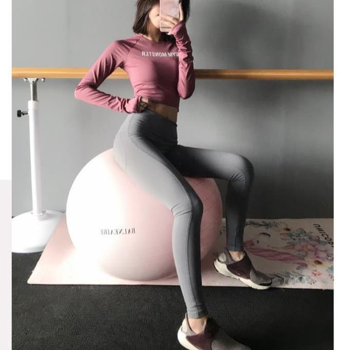 (Bobby Shop) Quần Dài legging ôm Thể Thao Nữ YK1810 Nữ (Đồ Tập Gym,Yoga) (Không Áo) - Cửa Hàng Việt Nam . ~