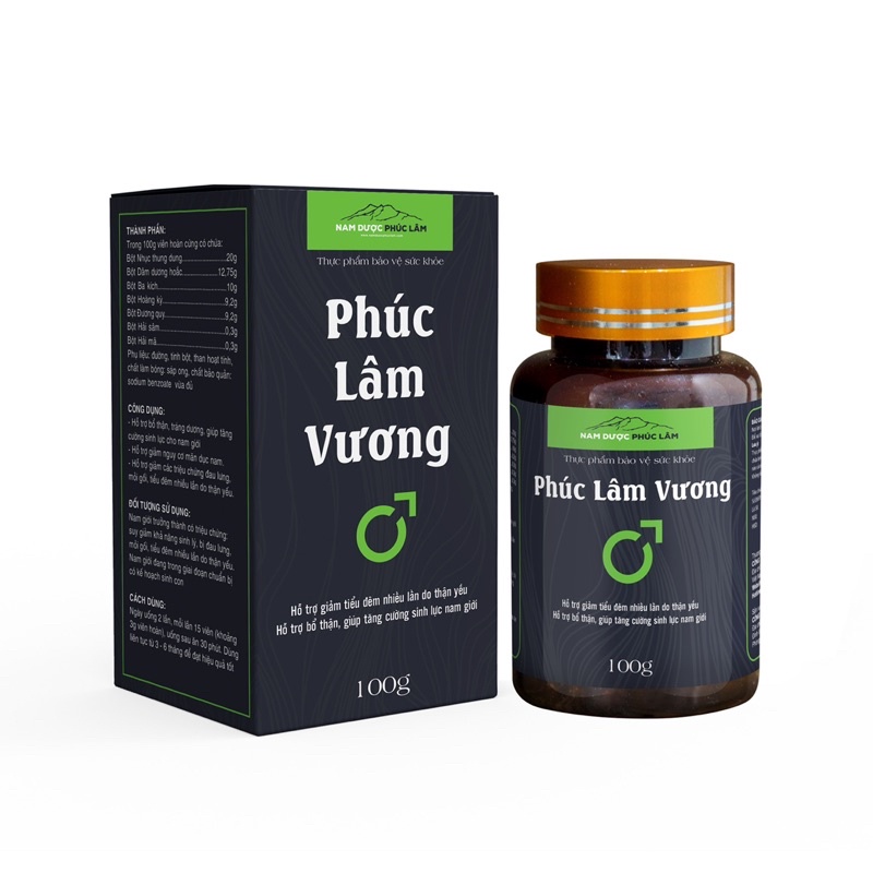 Sản phẩm gia đình làm: Thực phẩm tăng cường sinh lý nam PHÚC LÂM VƯƠNG