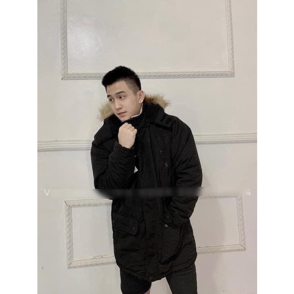 Áo parka Nam lót lông