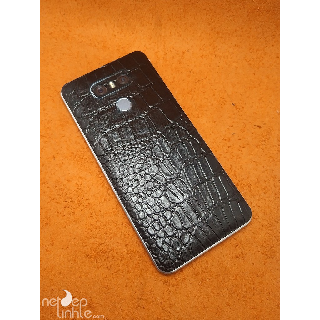 [ Hot_Sale ] Da LG G6 - cá sấu đen