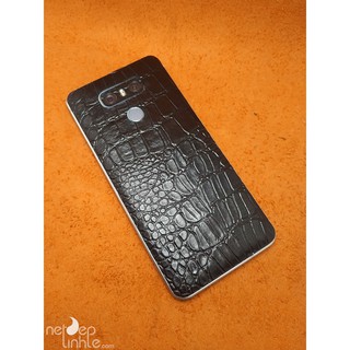 Da LG G6 - cá sấu đen