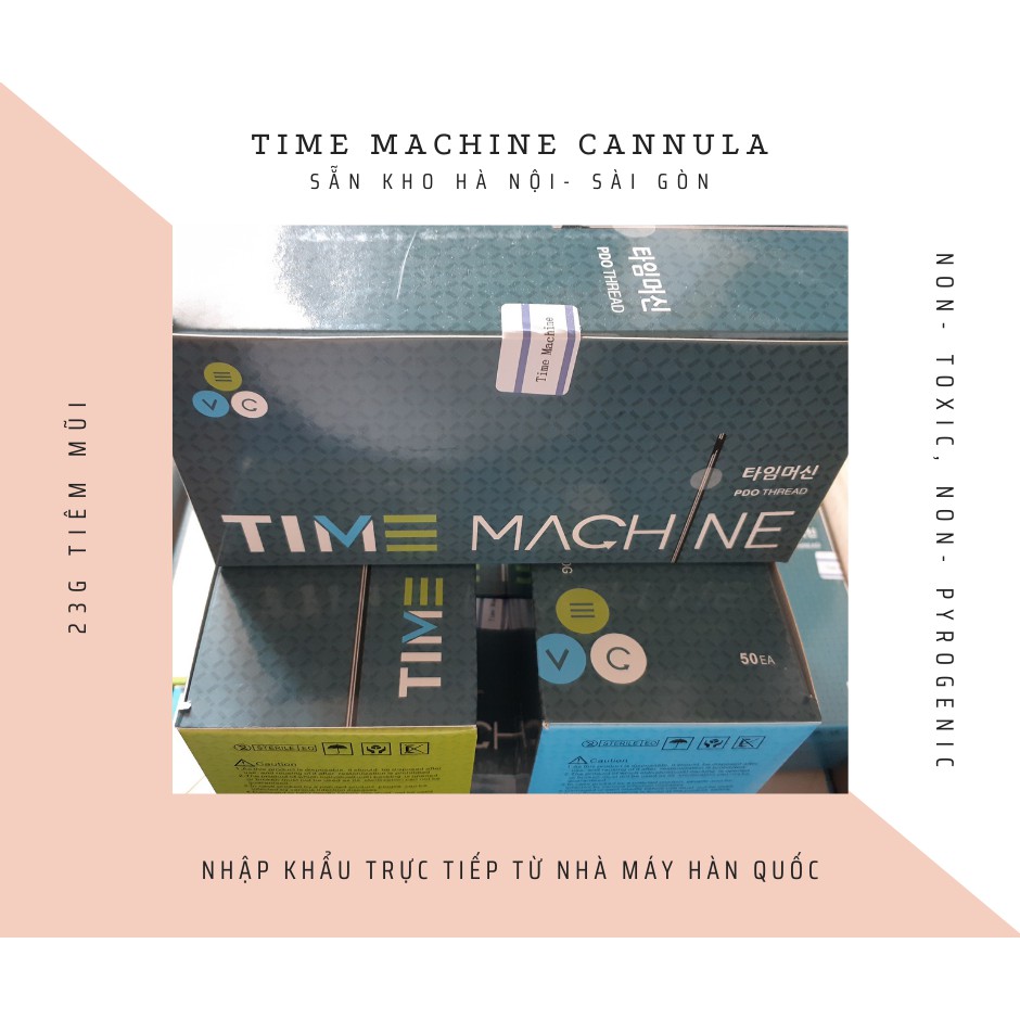 💎 TIME MACHINE CANNULA 💎Kim cannula có nấc kèm kim vạt nhọn